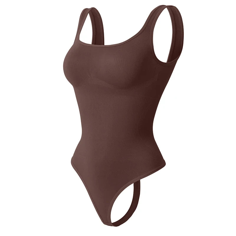 Tummy Control Thong Bodysuit