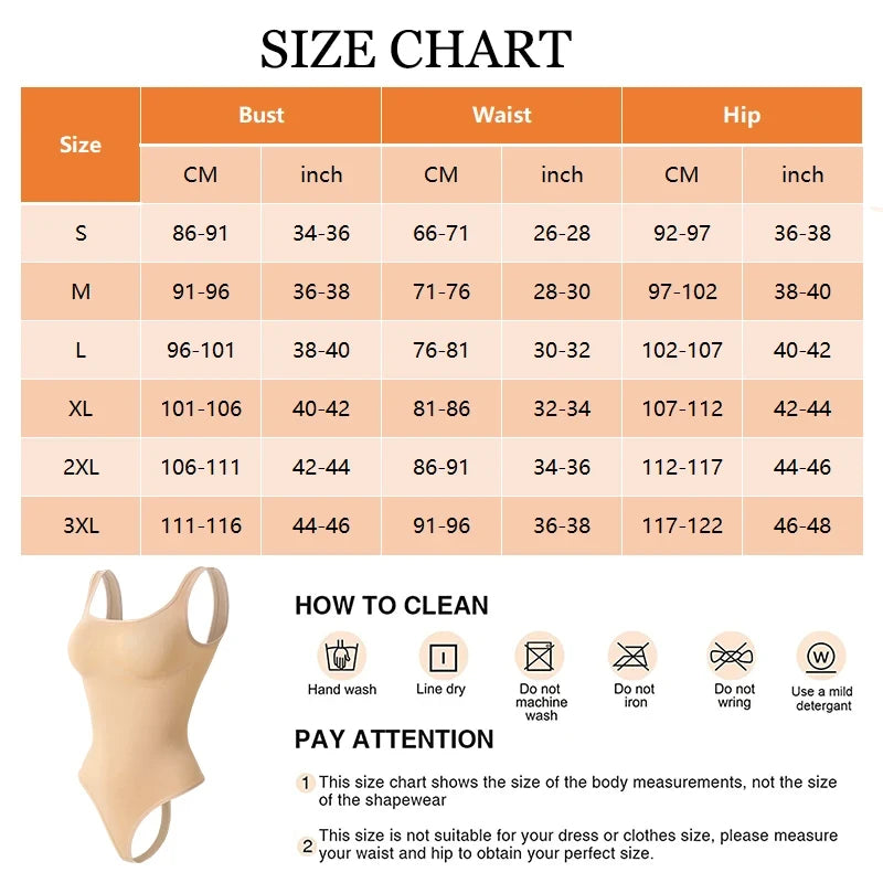 Tummy Control Thong Bodysuit