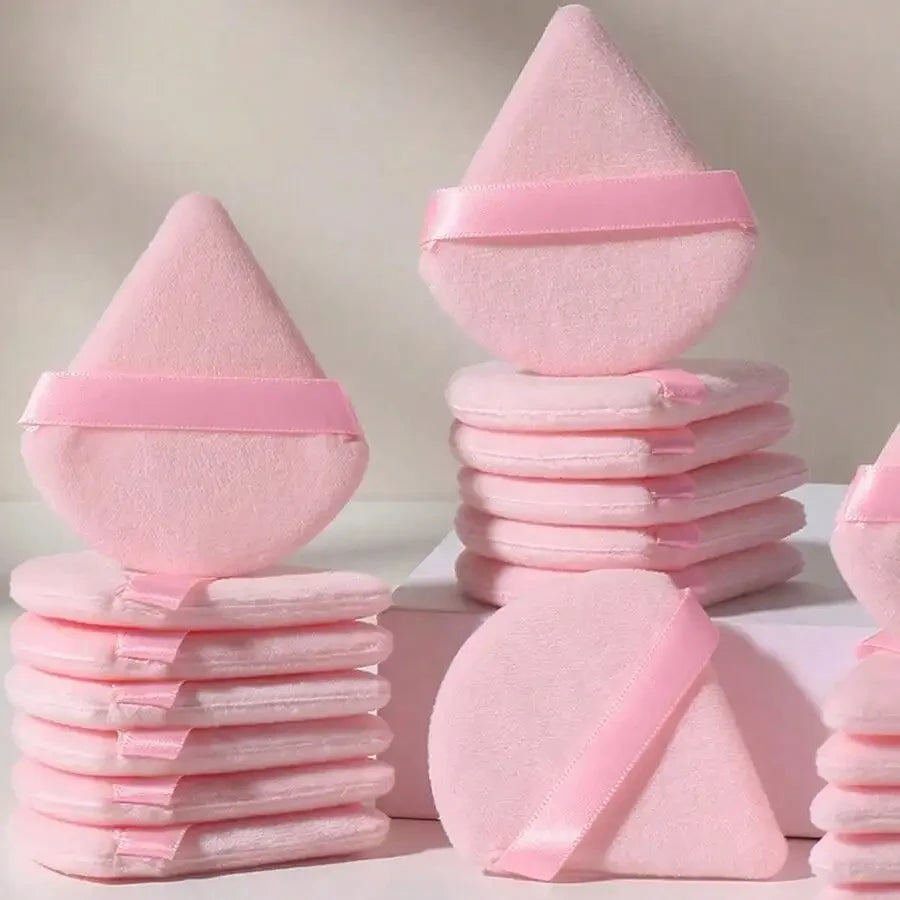 Triangle Velvet Powder Puff
