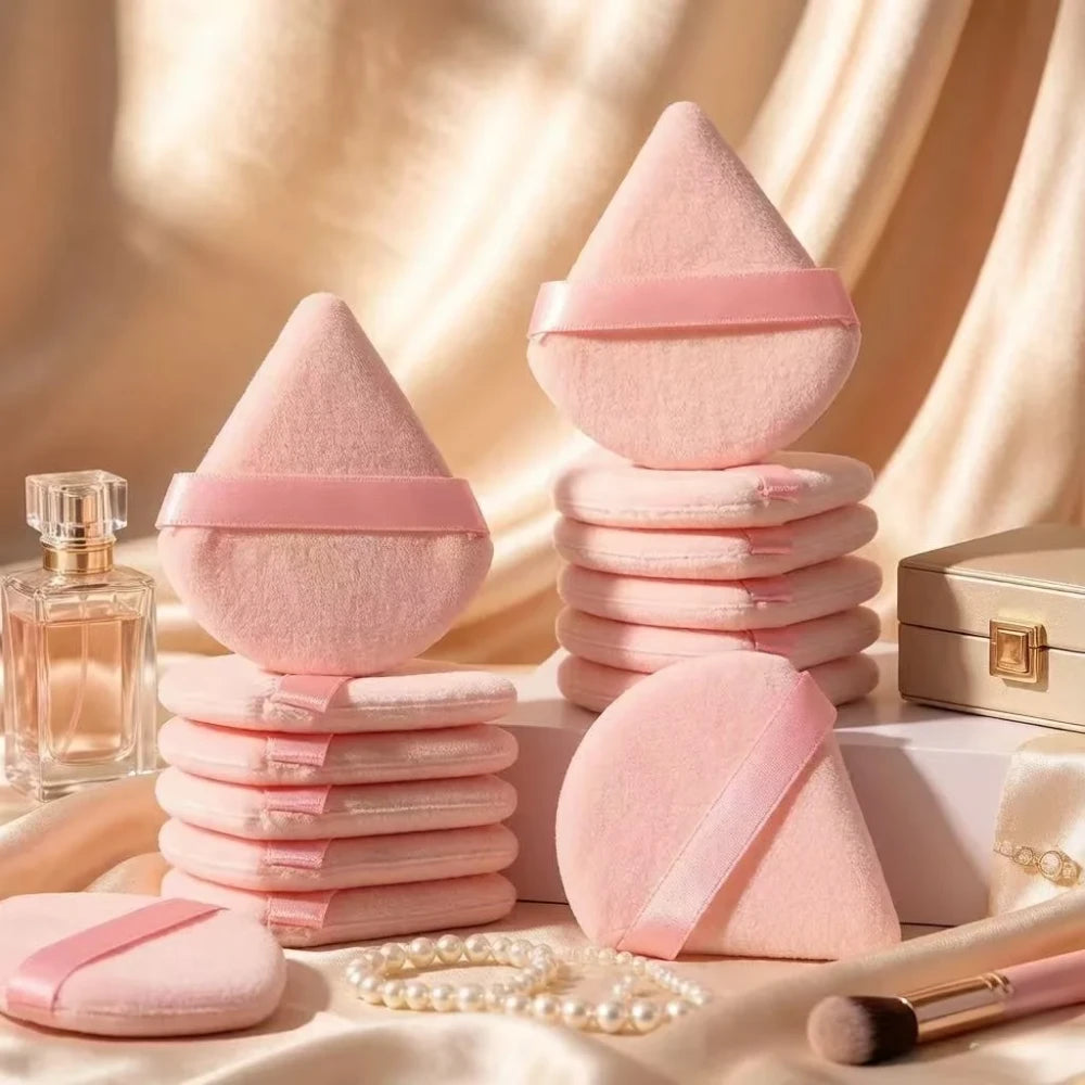 Triangle Velvet Powder Puff