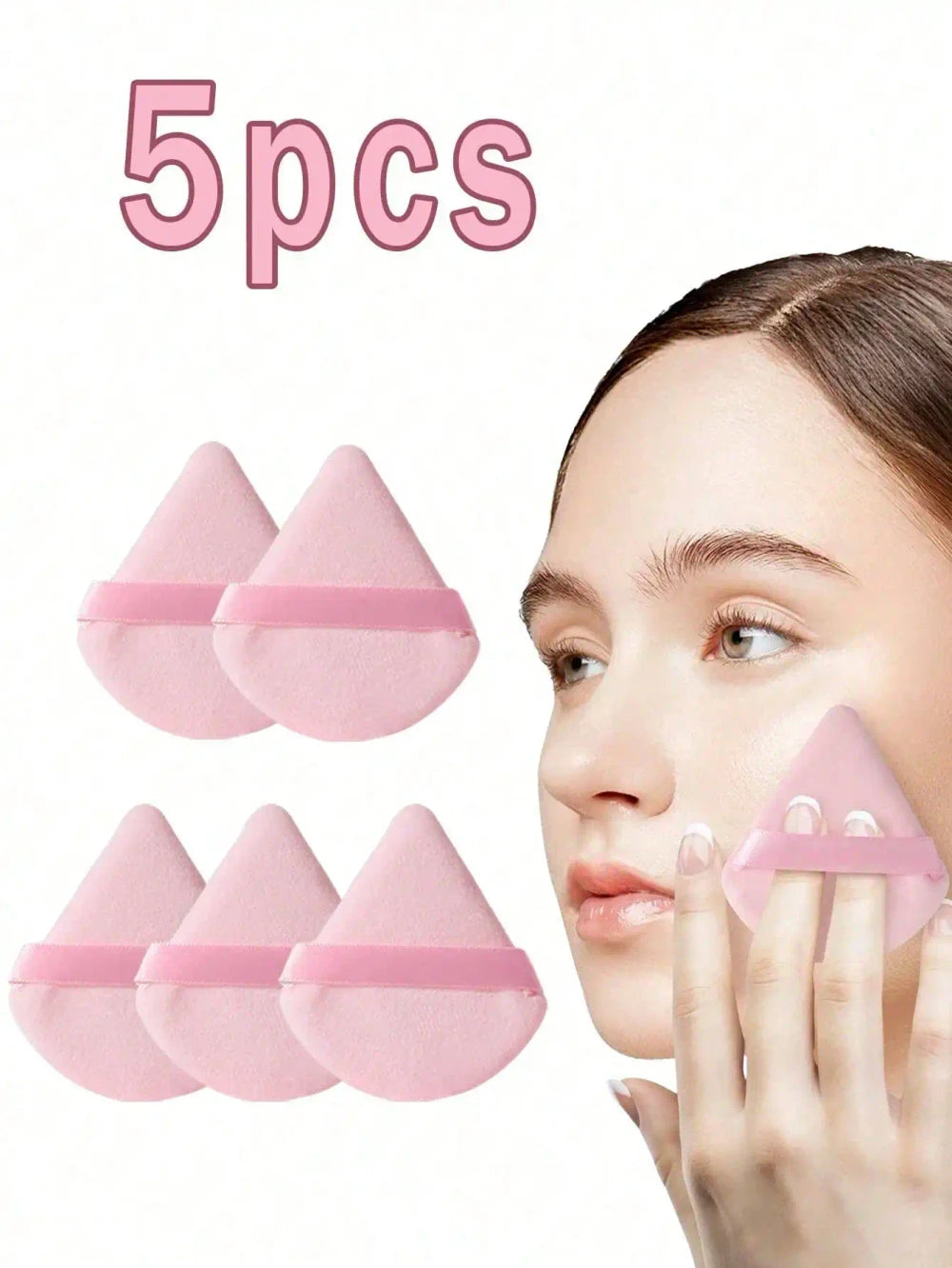 Triangle Velvet Powder Puff